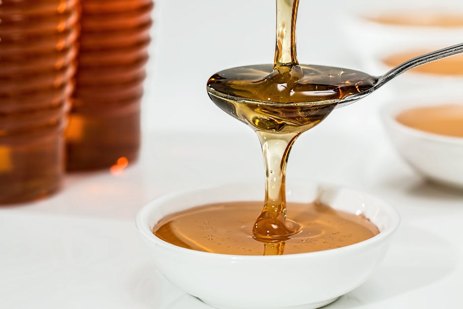 honey-sweet-syrup-organic-33260 syrop z cebuli i miodu- naturalne sposoby na odporność